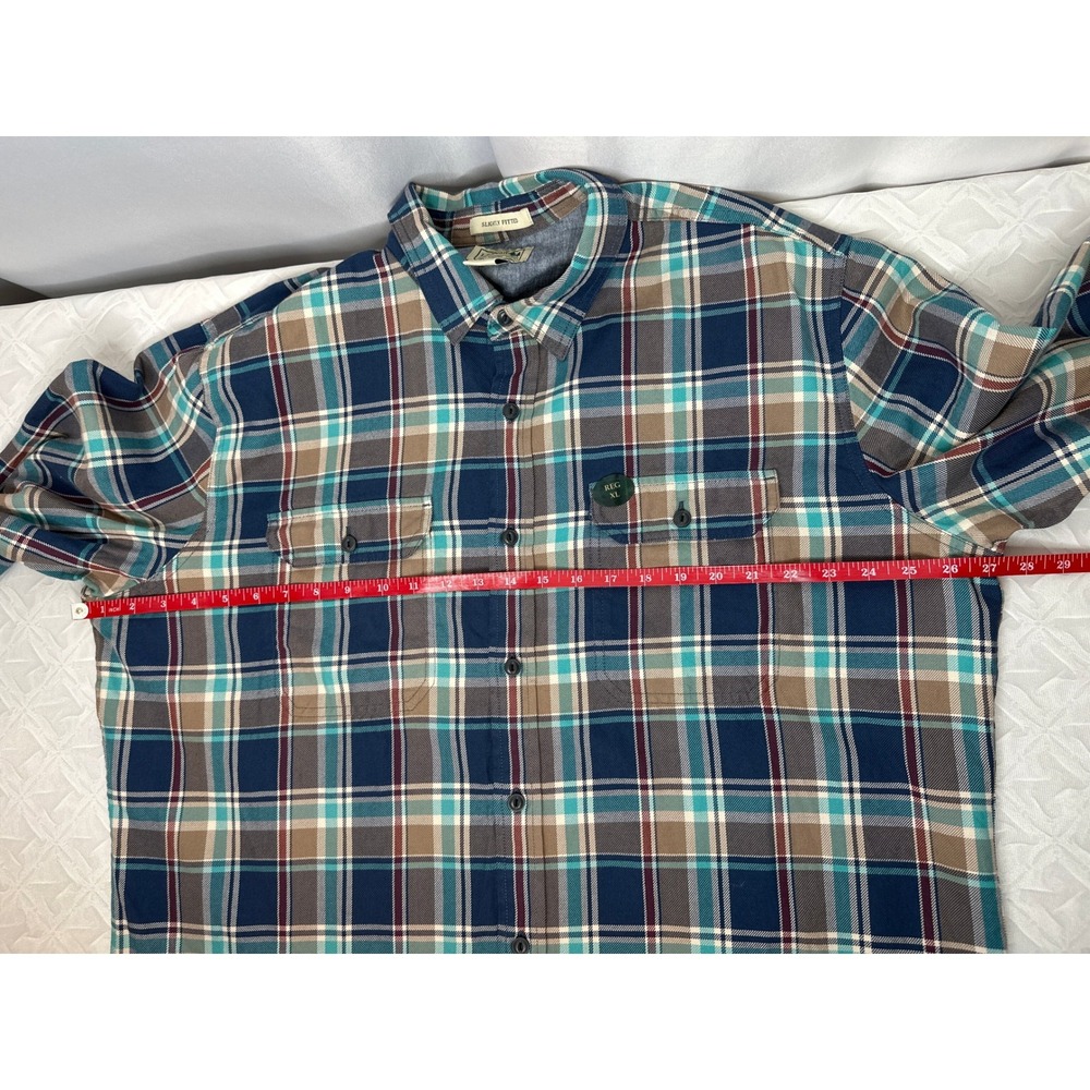 NWOT LL Bean Men's Plaid Button Down Shirt XLARGE Outdoor Nature Gorpcore - Picture 6 of 6